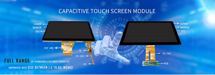 Multi-touch 4.3''tft Tampilan Lcd Kapasitif 4.3 Inch Tft Modul Layar Sentuh