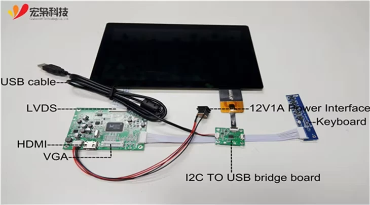 10.1 Inch Touch Panel TFT LCD factory